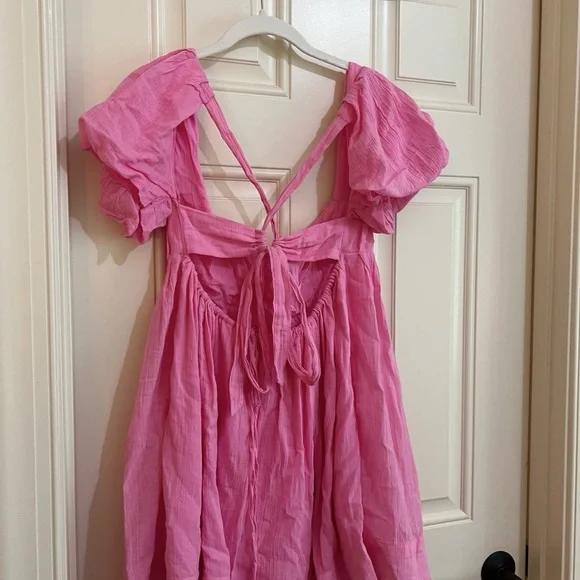 Free People Marina Mini Dress in Pink - Picture 4 of 4